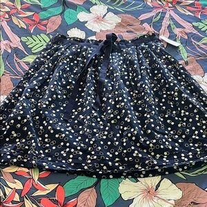 Super cute Gap circles flare A line skirt new